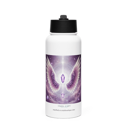 Angelic Communication Water Bottle | 32 oz Insulated Steel