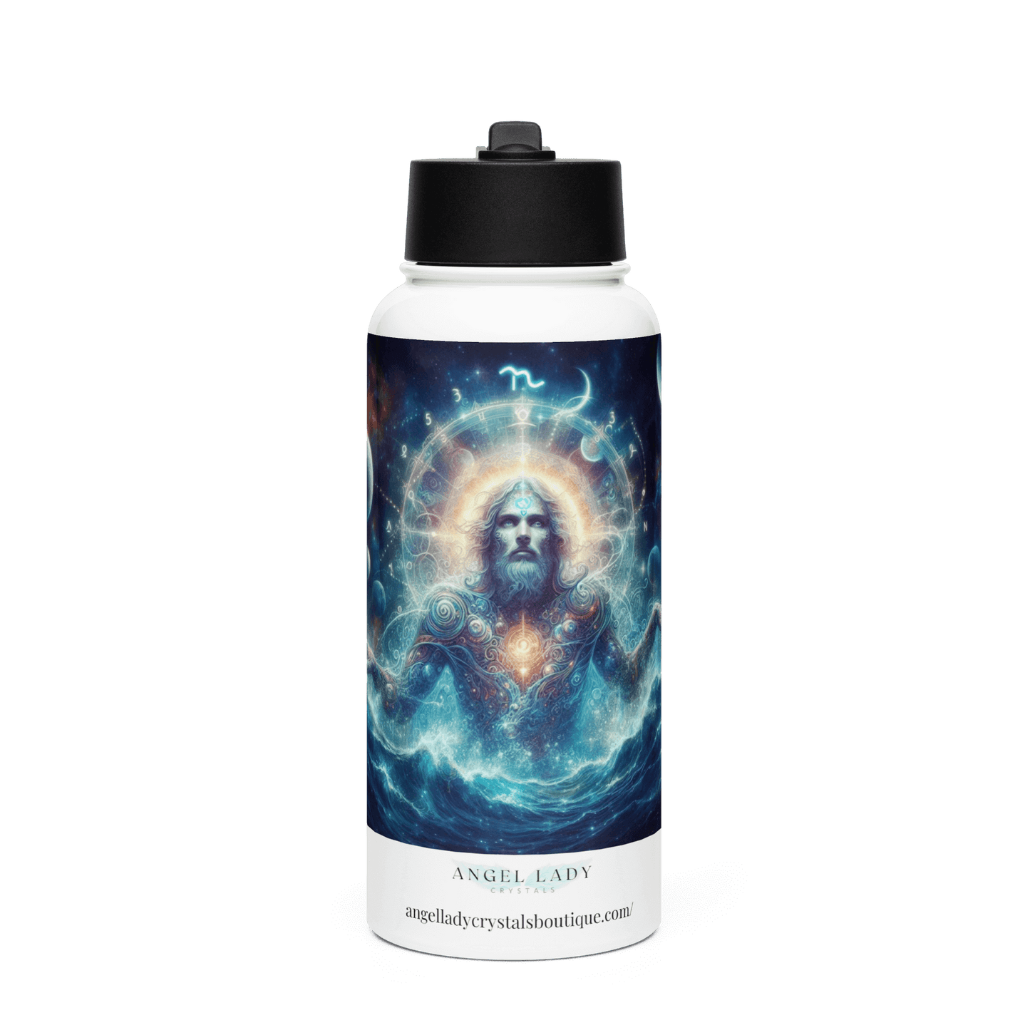 Aquarius Zodiac Water Bottle | 32 oz Insulated Steel