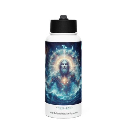 Aquarius Zodiac Water Bottle | 32 oz Insulated Steel