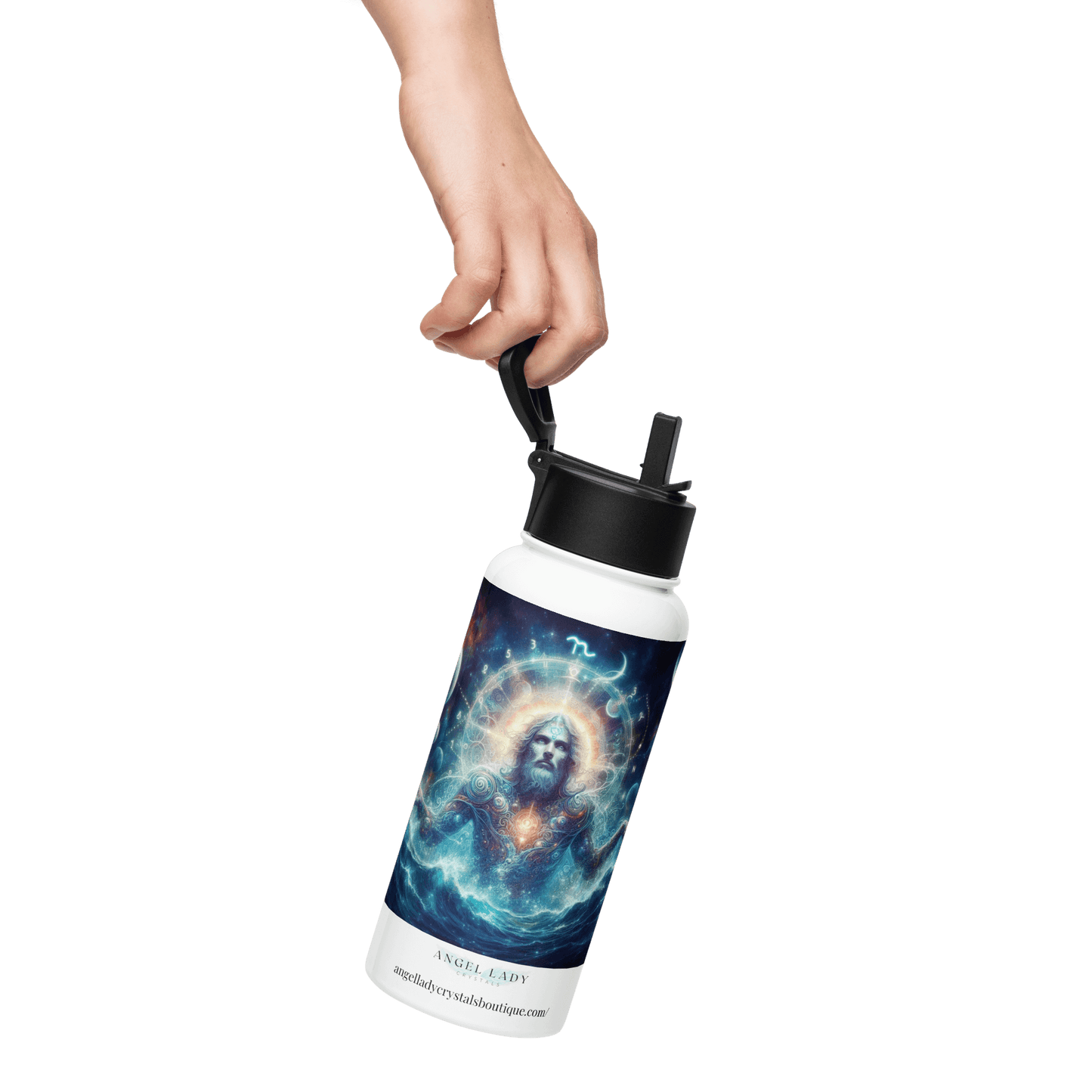 Aquarius Zodiac Water Bottle | 32 oz Insulated Steel