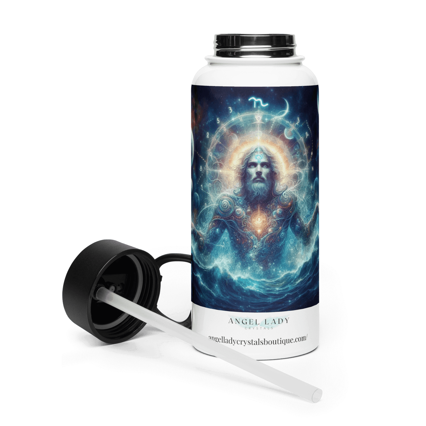 Aquarius Zodiac Water Bottle | 32 oz Insulated Steel