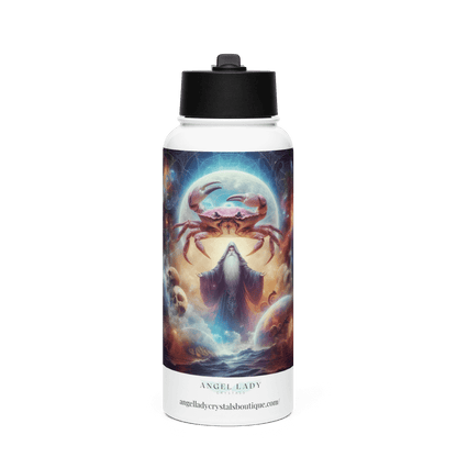 Cancer Zodiac Water Bottle | 32 oz Insulated Steel