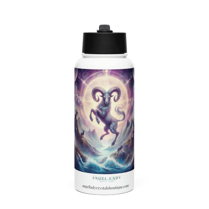 Capricorn Zodiac Water Bottle | 32 oz Insulated Steel