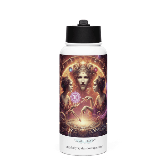 Gemini Zodiac Water Bottle | 32 oz Insulated Steel