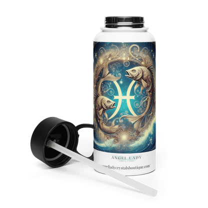 Pisces Zodiac Water Bottle | 32 oz Insulated Steel