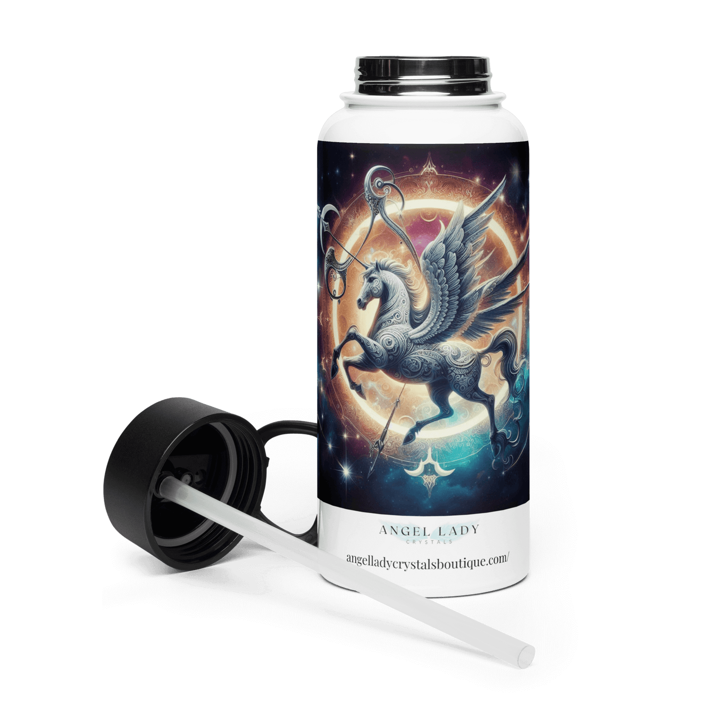 Sagittarius Zodiac Water Bottle | 32 oz Insulated Steel