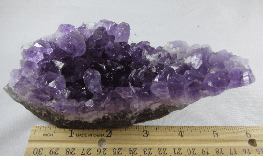 Amethyst Cluster, Deep Purple, Brazil (#3) Crystals