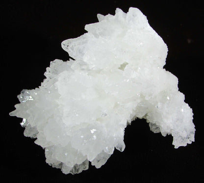 White Aragonite Crystal Cluster Mexico mineral crystal