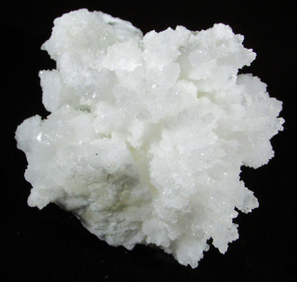 White Aragonite Crystal Cluster Mexico mineral crystal