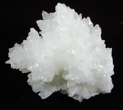 White Aragonite Crystal Cluster Mexico mineral crystal