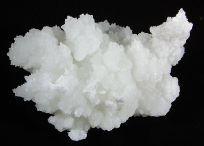 White Aragonite Crystal Cluster Mexico mineral crystal