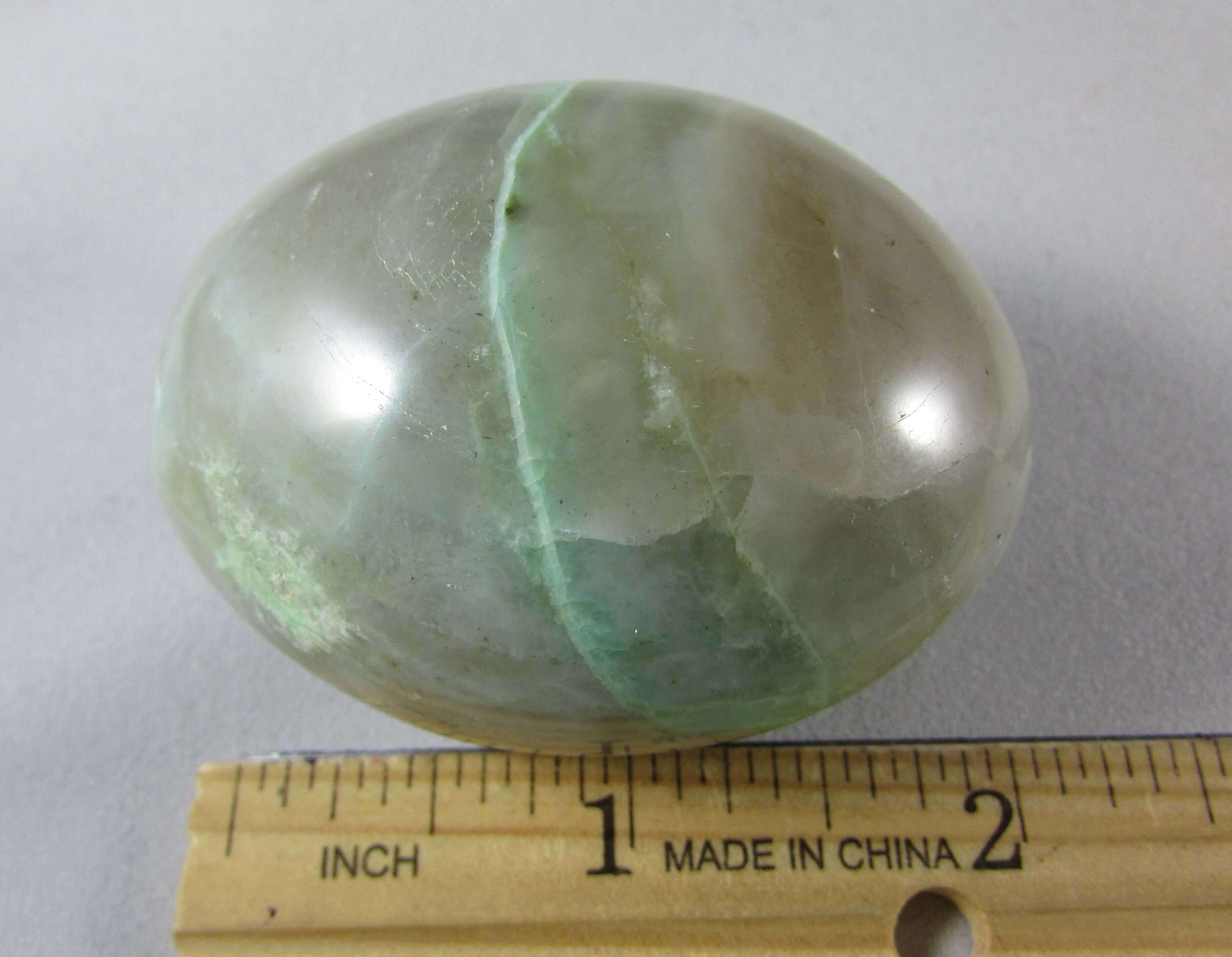 Green Moonstone Palmstone (Garnierite) – Stone of Life Essence, Heart Healing & Energetic Protection