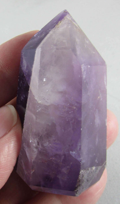 amethyst crystal pillar, polished brazil quartz crystals