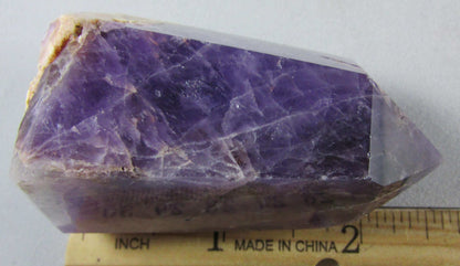 amethyst crystal pillar, polished brazil quartz crystals