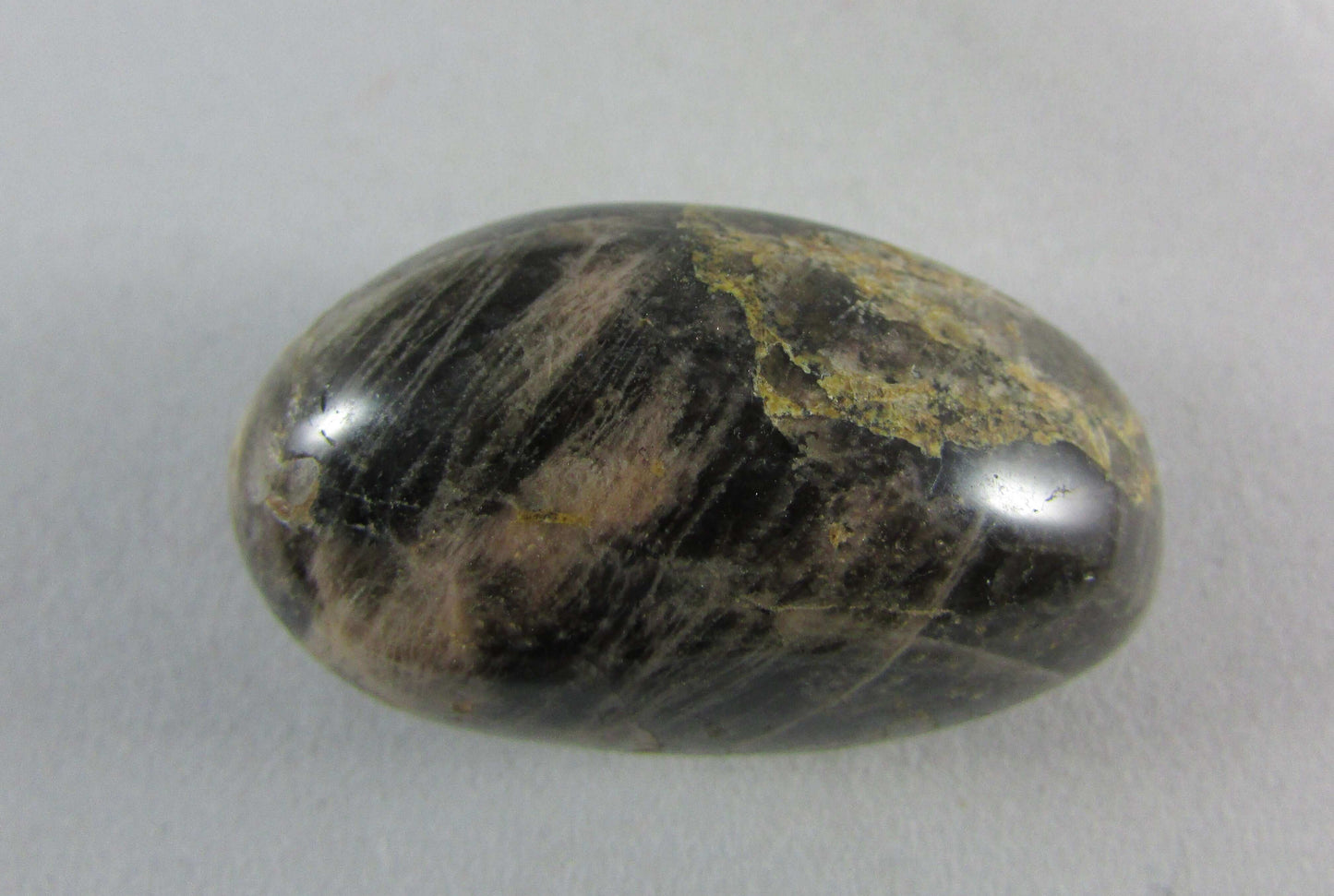 Black Moonstone Palmstone, Madagascar Crystals