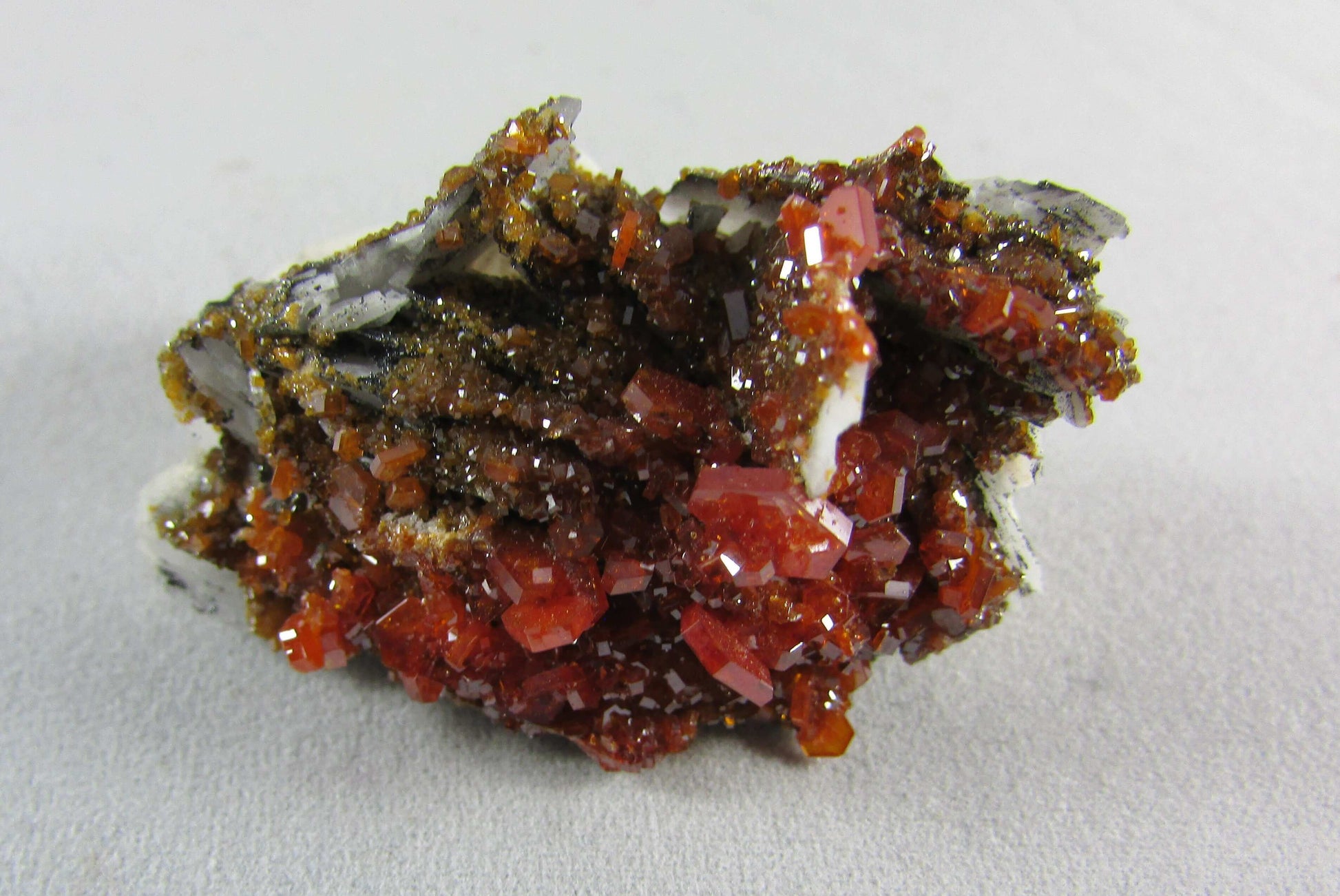 Natural Vanadinite Barite Crystal Specimen Morocco mineral