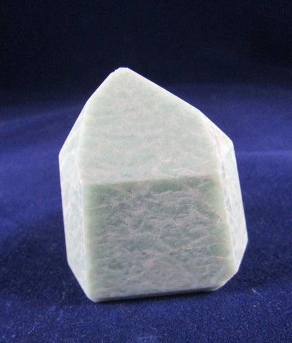 natural amazonite crystal obelisk madagascar