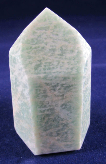 natural amazonite crystal obelisk madagascar