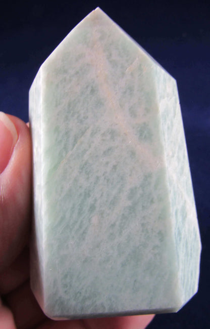 natural amazonite crystal obelisk madagascar