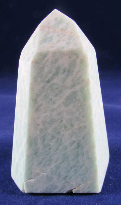 natural amazonite crystal obelisk madagascar