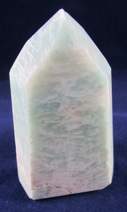 natural amazonite crystal obelisk madagascar