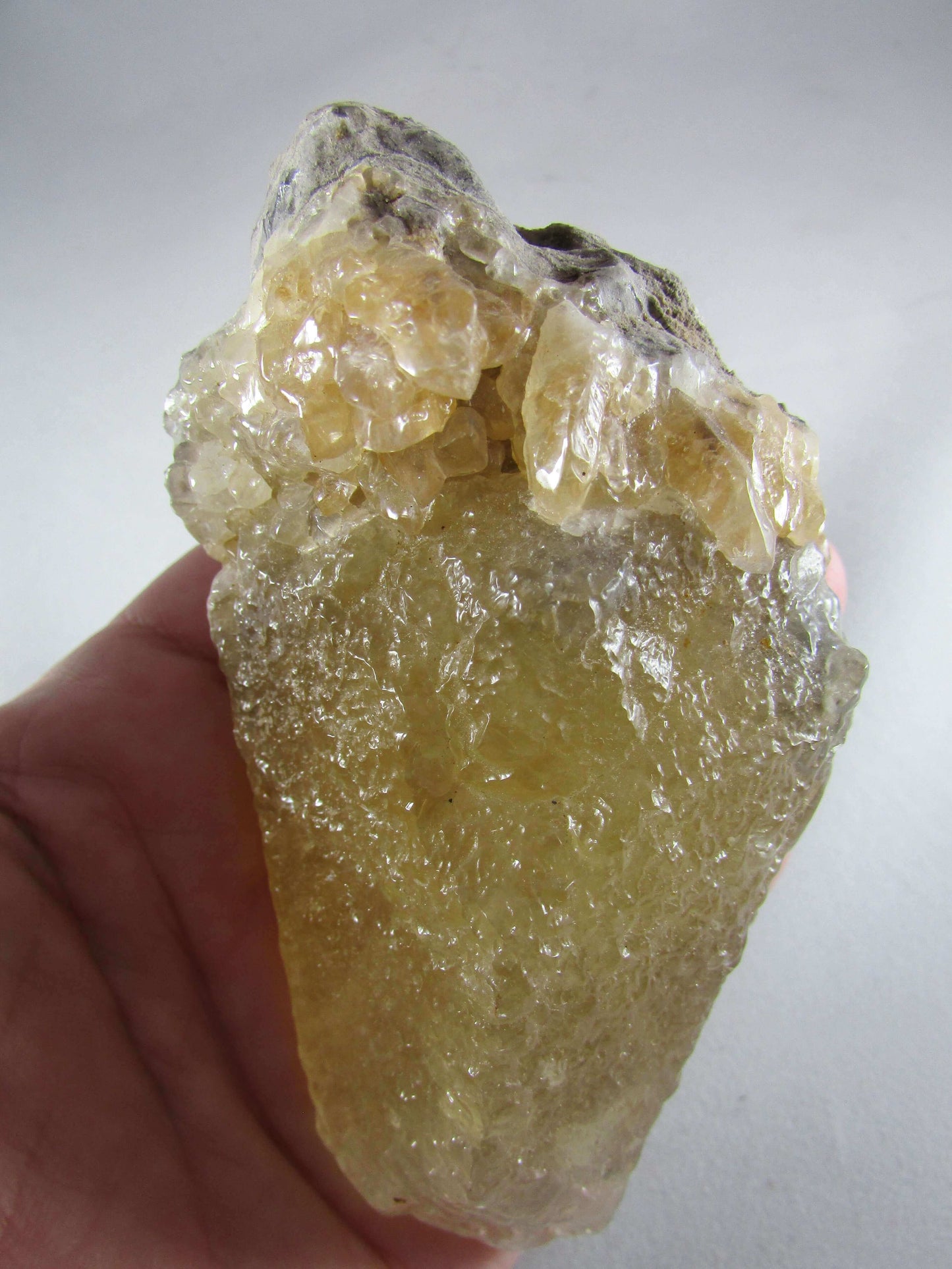 Golden Yellow Dogtooth Calcite, Stellar Beam Calcite (#11) Crystals