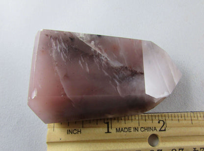 Pink Guava Quartz Obelisk Natural Crystal obelisk brazil crystal