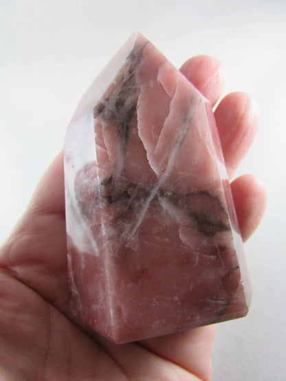 Pink Guava Quartz Obelisk Natural Crystal obelisk brazil crystal