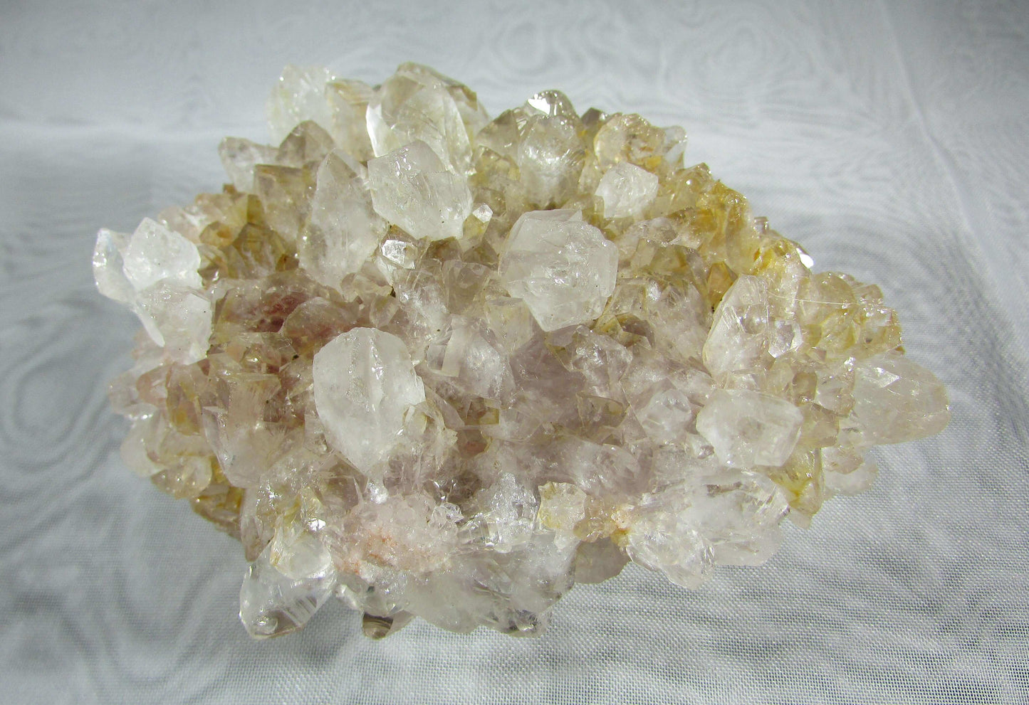 Pink White Amethyst Cluster, Brazil (BR616) Crystals