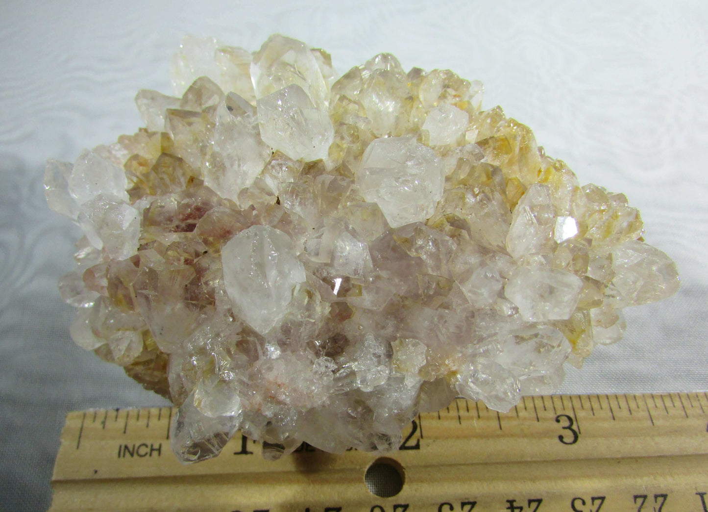 Pink White Amethyst Cluster, Brazil (BR616) Crystals