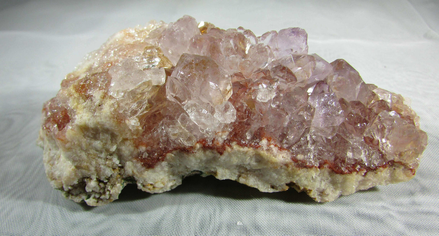 lilac amethyst crystals, genuine amethyst cluster, brazil