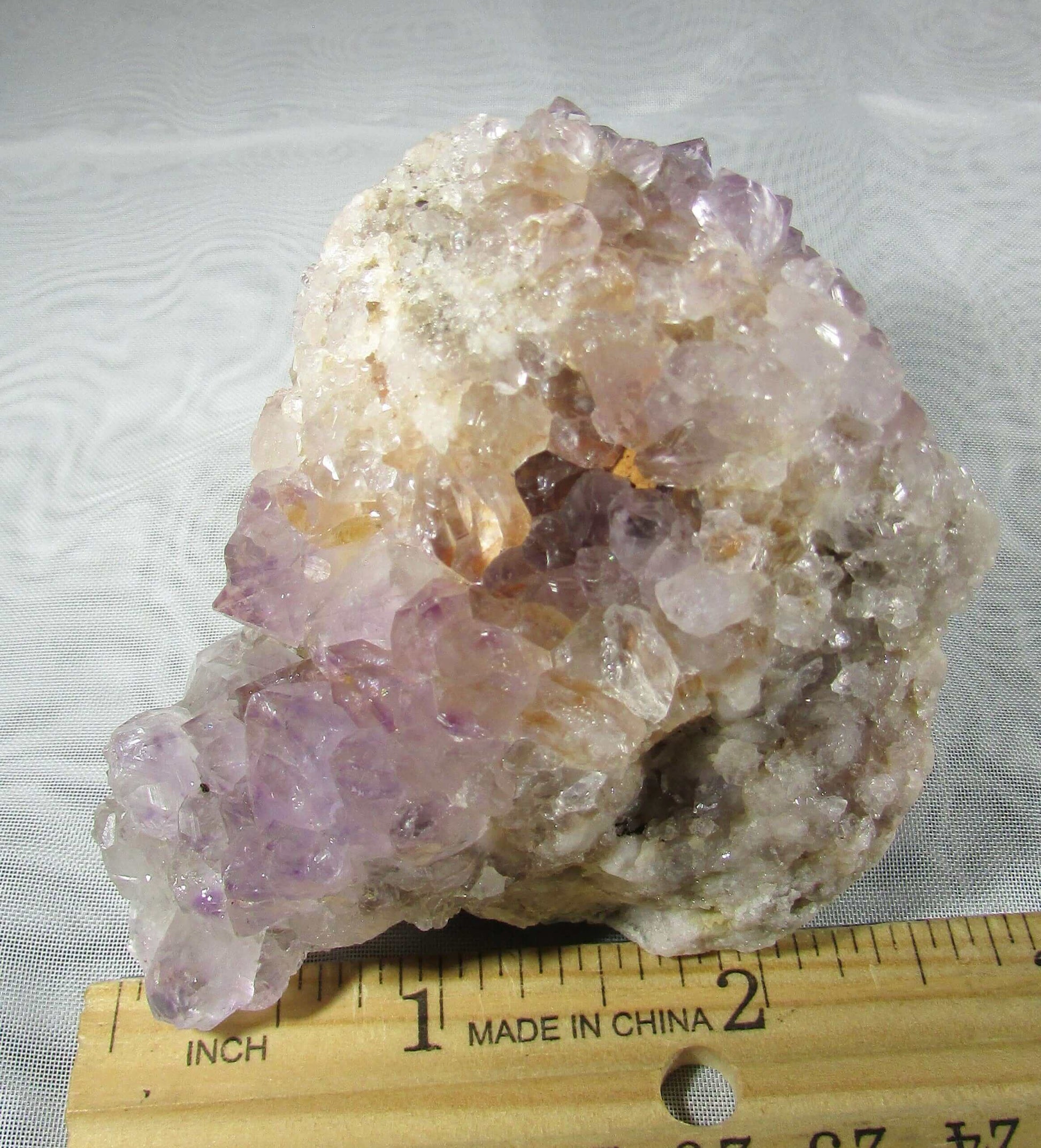 lilac amethyst crystals, genuine amethyst cluster, brazil