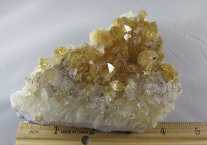 citrine crystal clusters, brazil crystals