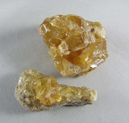 honey calcite, rough unpolished natural honey caclite