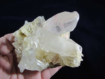 pink himalayan quartz crystals, himalayan quartz crystals