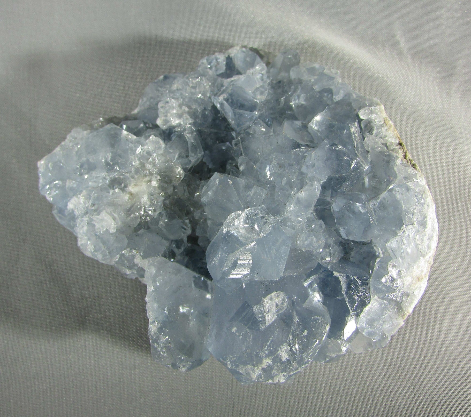 Genuine natural Gemmy Celestite Crystal Geode ethically sourced from Madagascar