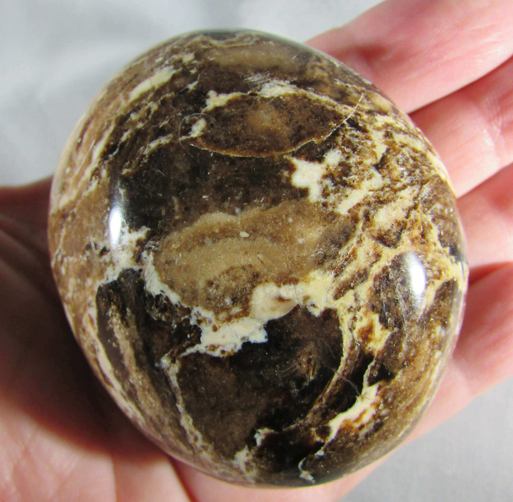 Black Opal Palmstone – Divination, Mystical Magick & Manifestation Power
