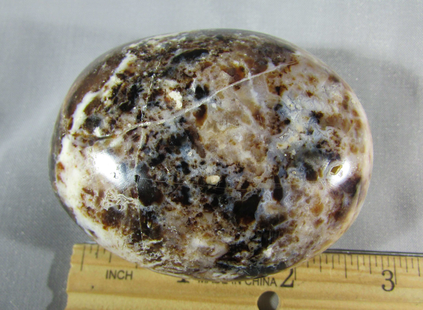 Black Opal Palmstone, Madagascar Crystals