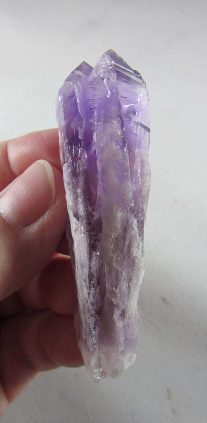 bahia amethyst crystal, natural unpolished brazil quartz