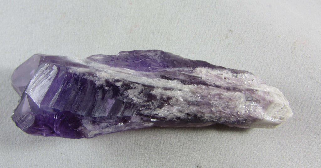 bahia amethyst crystal, natural unpolished brazil quartz