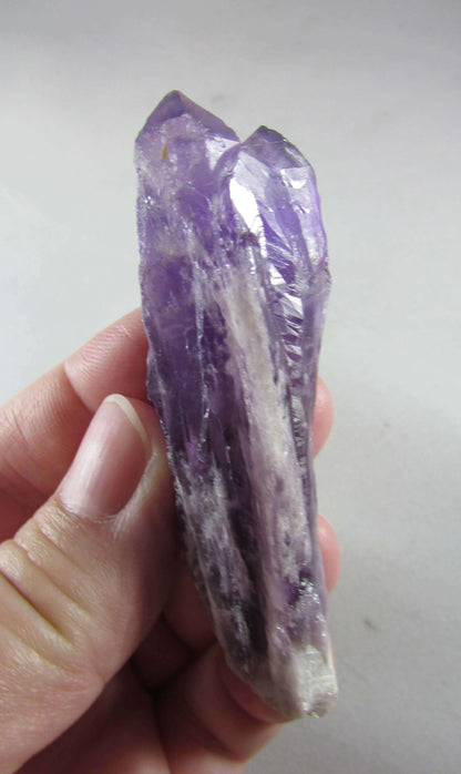 bahia amethyst crystal, natural unpolished brazil quartz