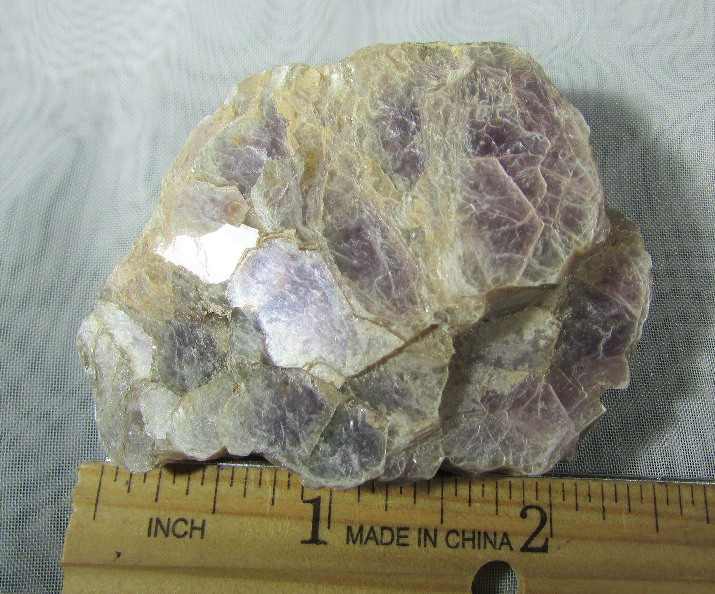 Lepidolite Palmstone, Unpolished  (FTM352) Crystals