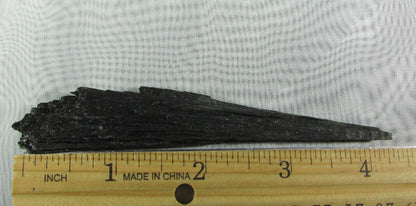 Natural Black Kyanite Fan Witches Broom brazil mineral