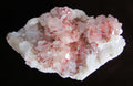 rare red Apophyllite crystal cluster India crystal