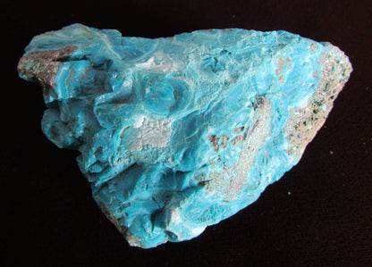 Chrysocolla, Natural Polished Palmstone, Ethically Sourced from Congo