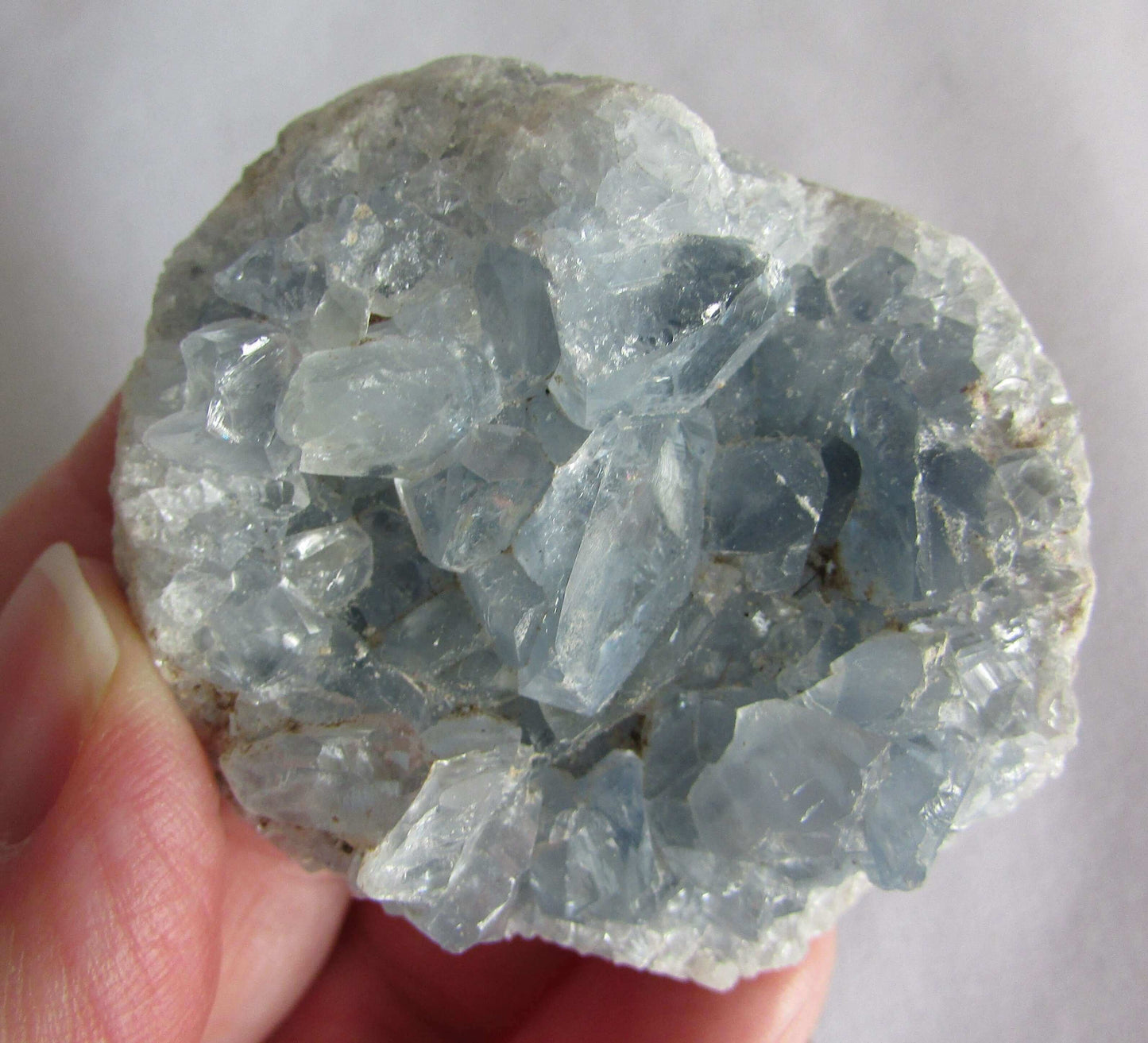 Celestite Geode Crystal Cluster (MM318)