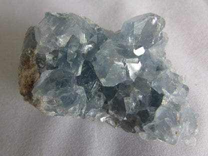 Genuine natural Gemmy Celestite Crystal Geode ethically sourced from Madagascar