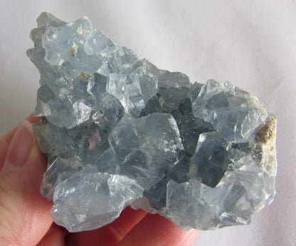 Genuine natural Gemmy Celestite Crystal Geode ethically sourced from Madagascar