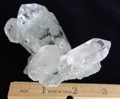 cathedral quartz crystal, water clear himalayan quartz