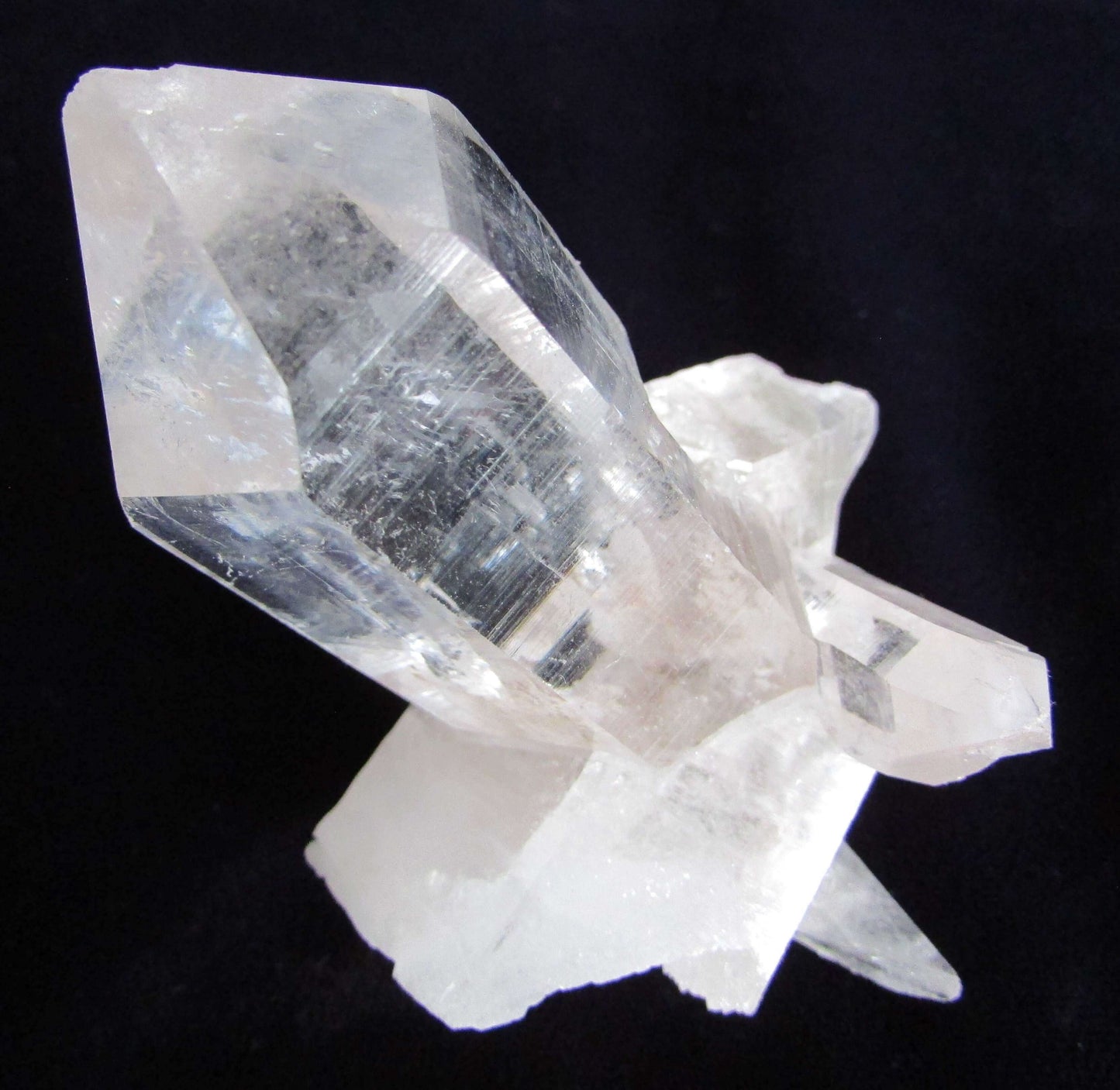 cathedral quartz crystal, water clear himalayan quartz